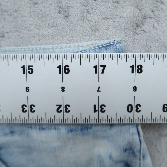 Chico's Platinum Jeans Women's 2 US 12 Blue High-Rise Ankle Denim Acid Wash - Picture 3 of 14